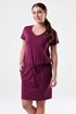 Ženska vijolična obleka LOAP Blanka CLW2186_K85K_03