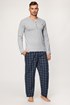 Sivomodra pižama Calebron DHCELEPY_pyz_13