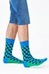 Zeleno-modre nogavice Happy Socks Filled Optic FIO01_6400_pon_02