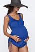 Zgornji del ženskih nosečniških tankini Blue L5094_9_01
