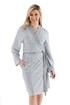 Ženski kopalni plašč Kimono, siv LN000979Grey_zup_01