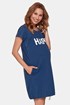Spalna srajca za nosečnice in dojenje Happy mommy II TCB9504DeepBl_kos_03
