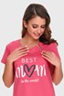 Spalna srajčka za dojenje Best mom pink TCB9900HotPink_kos_03