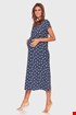 Spalna srajca za nosečnice in dojenje Karen modra TM4119DeepBl_kos_01
