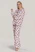 Ženska pižama DKNY Festive Beat, roza YI2122443F677_pyz_06